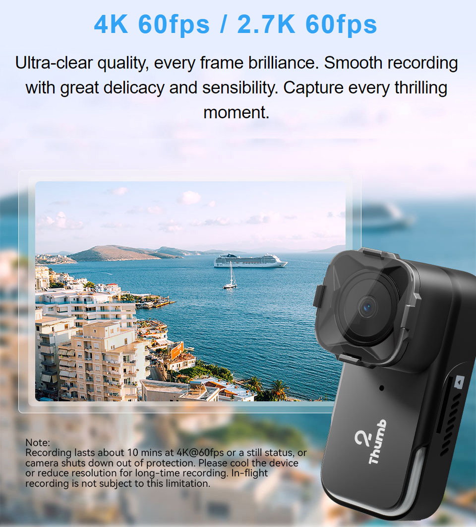 New Version RunCam Thumb 2 4K - Drone Camera 4K review and price