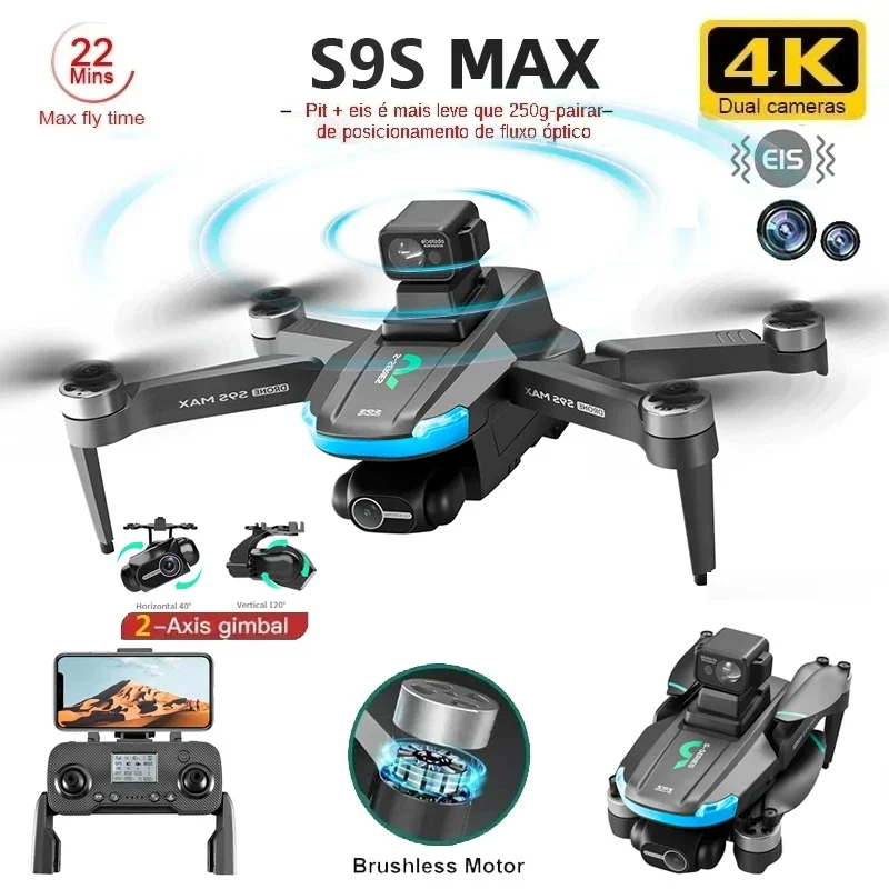 NEW S9S MAX MINI Drone 4K 2-Ax - Drone Camera Night Vision review and price