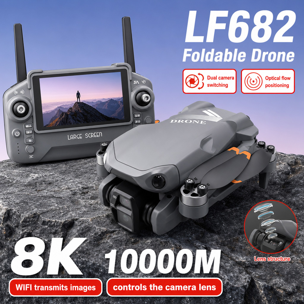 Aerial Photo LF682 Drone 8K HD - Drone Camera Professional review and price