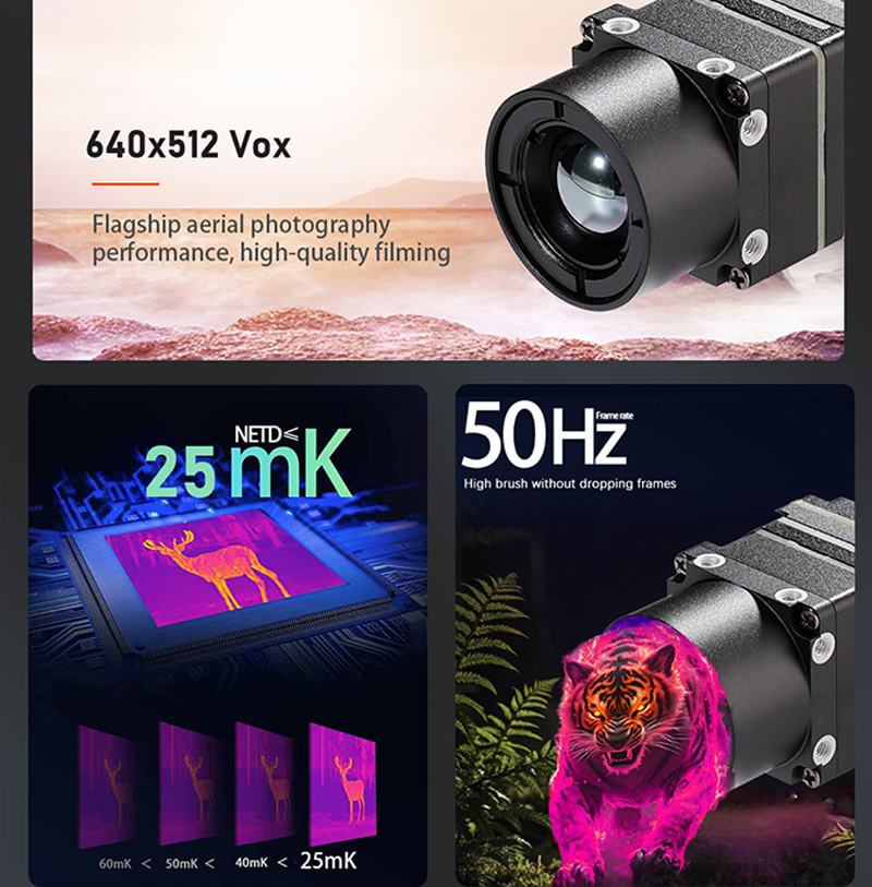 New Arrival 640x512 FPV Drone - Drone Camera Thermal review and price