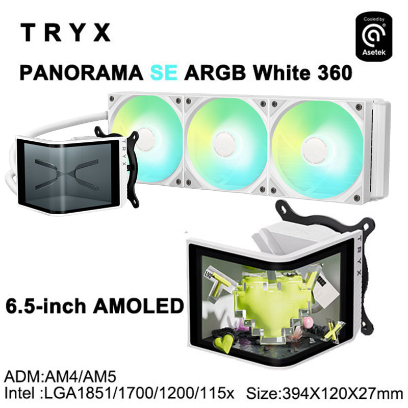 TRYX PANORAMA SE 360 ARGB CPU - Holy Stone Drone Hs720 review and price