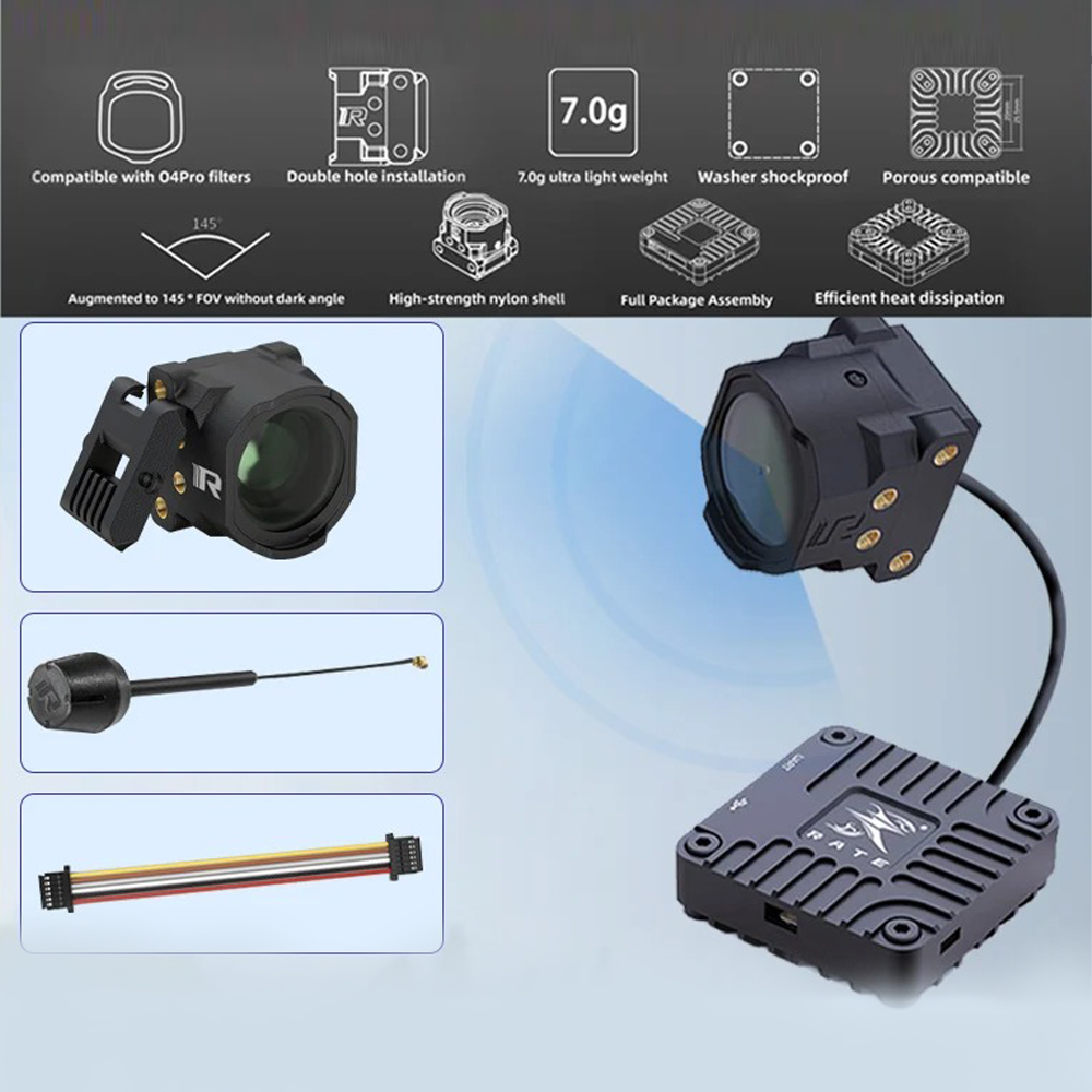 RATE O4 Lite Air Unit CNC Kit  - Drone Camera Case review and price