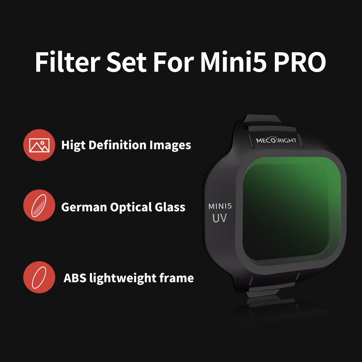 Mecoright Applies DJI Mini5 Pr - Drone Camera Filter review and price